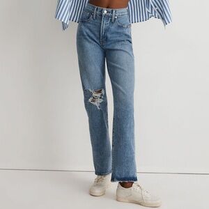 Madewell Perfect Vintage Straight Jean in Kingsbury Wash